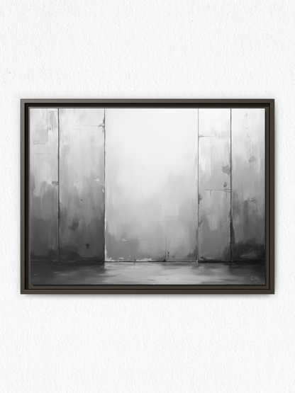 Echoes of Stillness - Framed Canvas Prints - artisCHt
