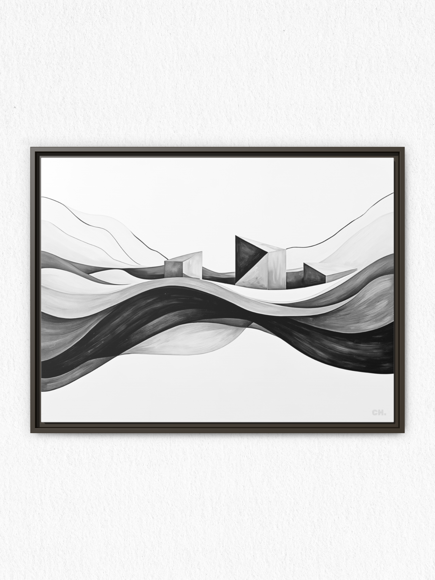 Echoes of the Tide - Framed Canvas Prints - artisCHt
