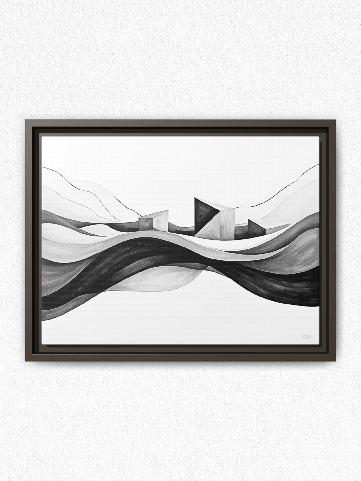 Echoes of the Tide - Framed Canvas Prints - artisCHt