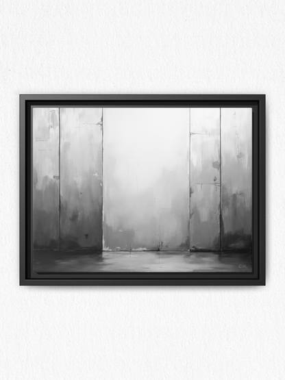 Echoes of Stillness - Framed Canvas Prints - artisCHt