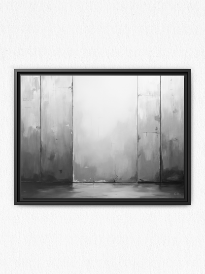 Echoes of Stillness - Framed Canvas Prints - artisCHt