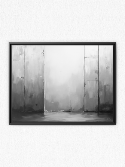 Echoes of Stillness - Framed Canvas Prints - artisCHt