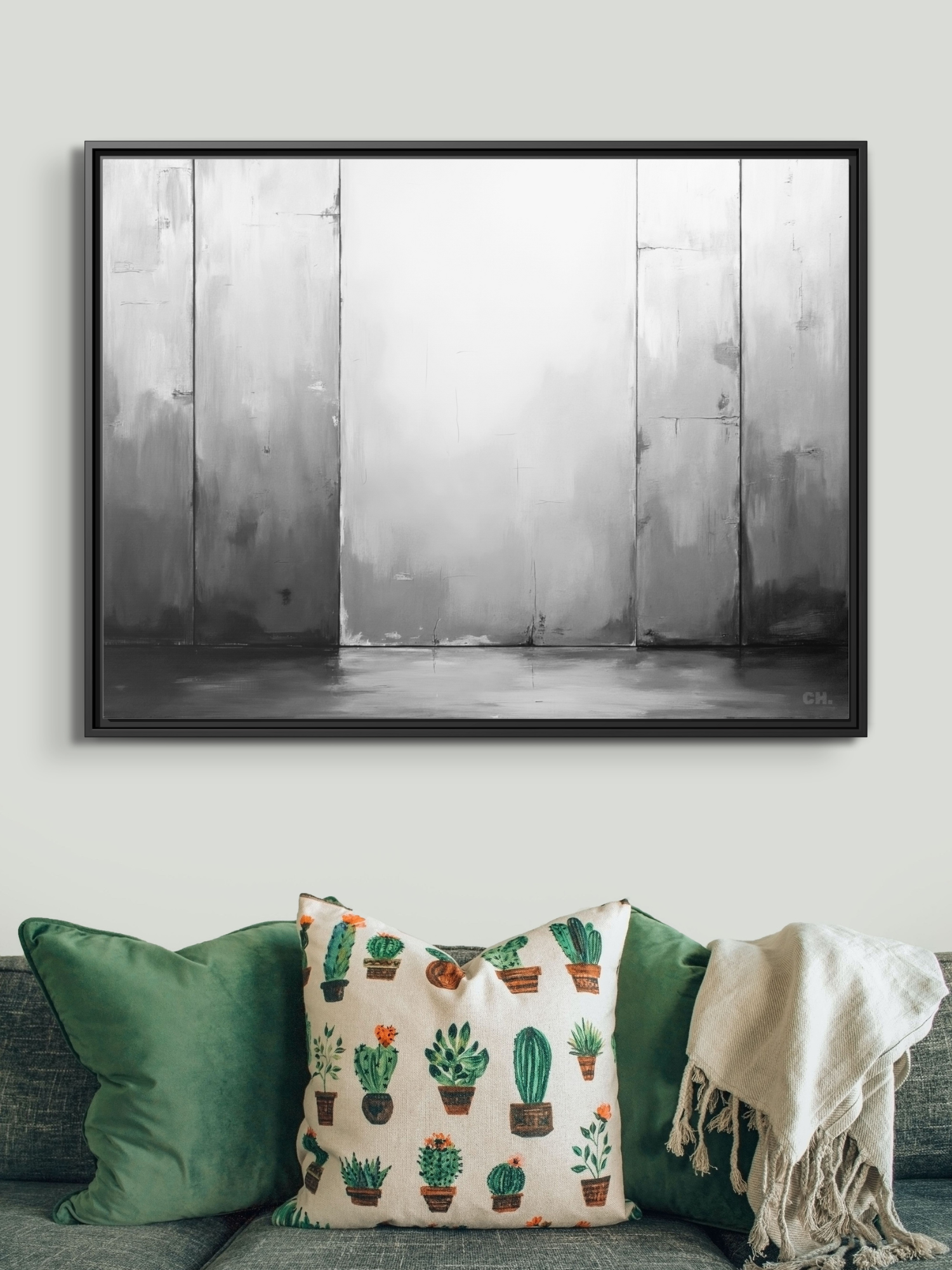 Echoes of Stillness - Framed Canvas Prints - artisCHt