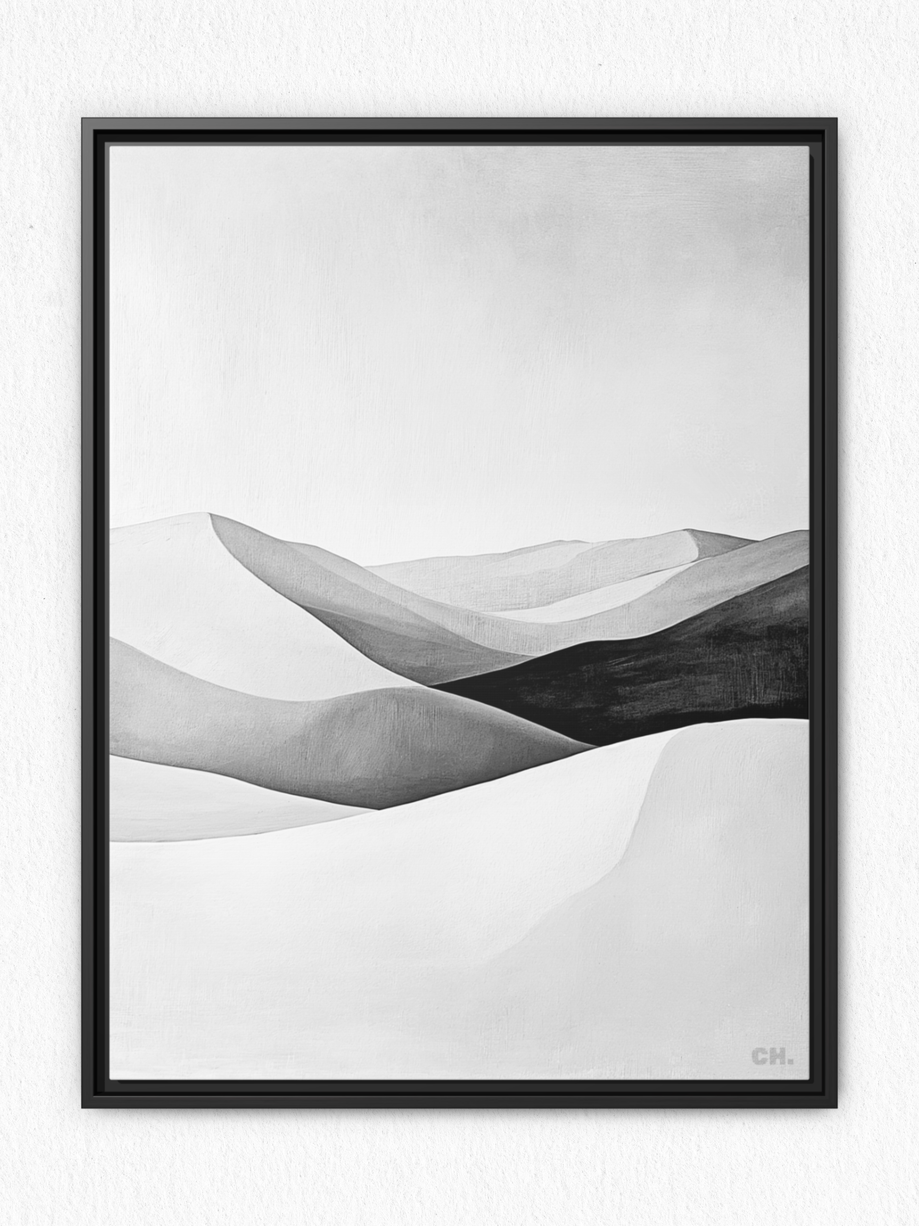 Echoes of the Dunes - Framed Canvas Prints - artisCHt