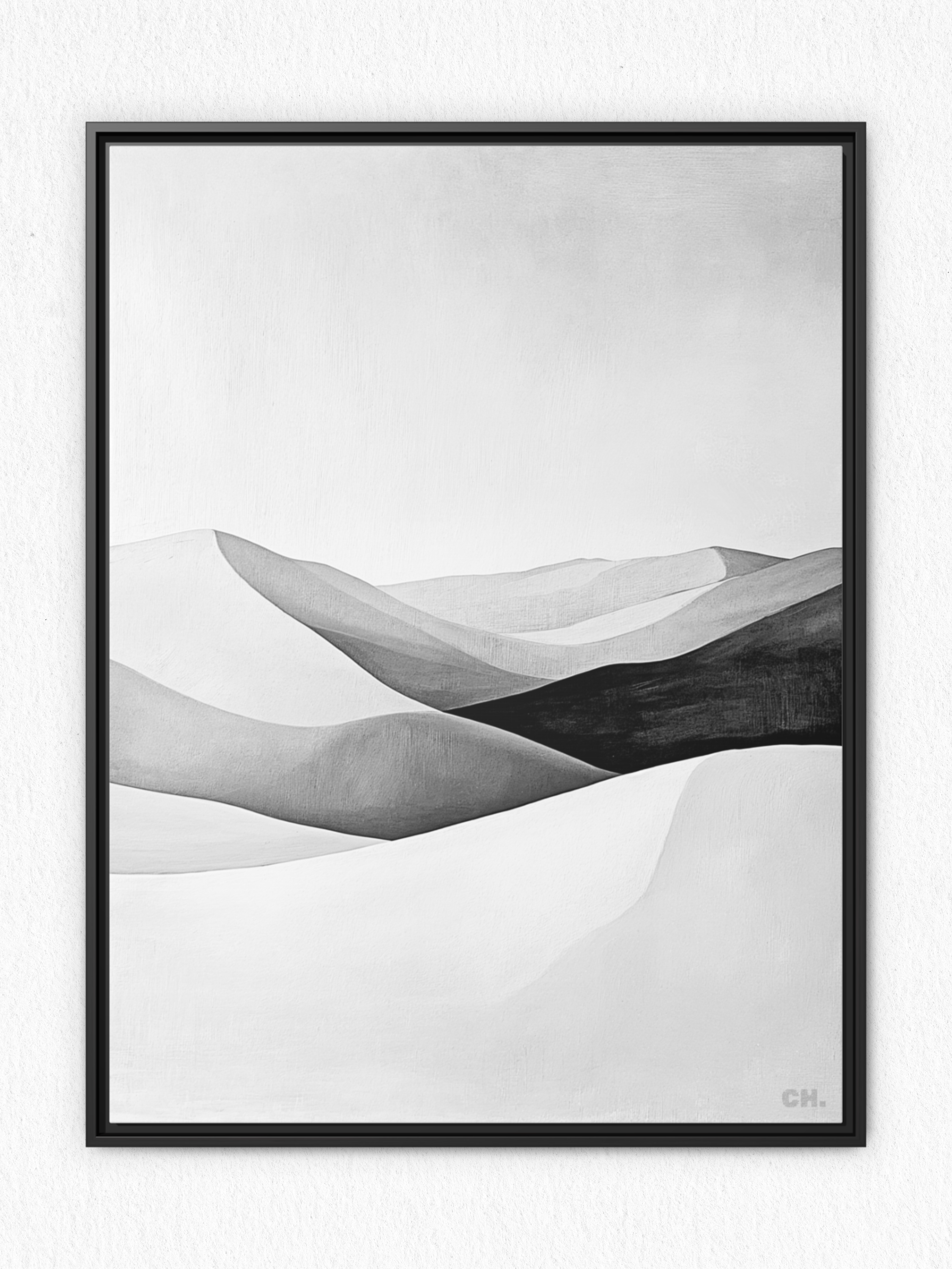 Echoes of the Dunes - Framed Canvas Prints - artisCHt