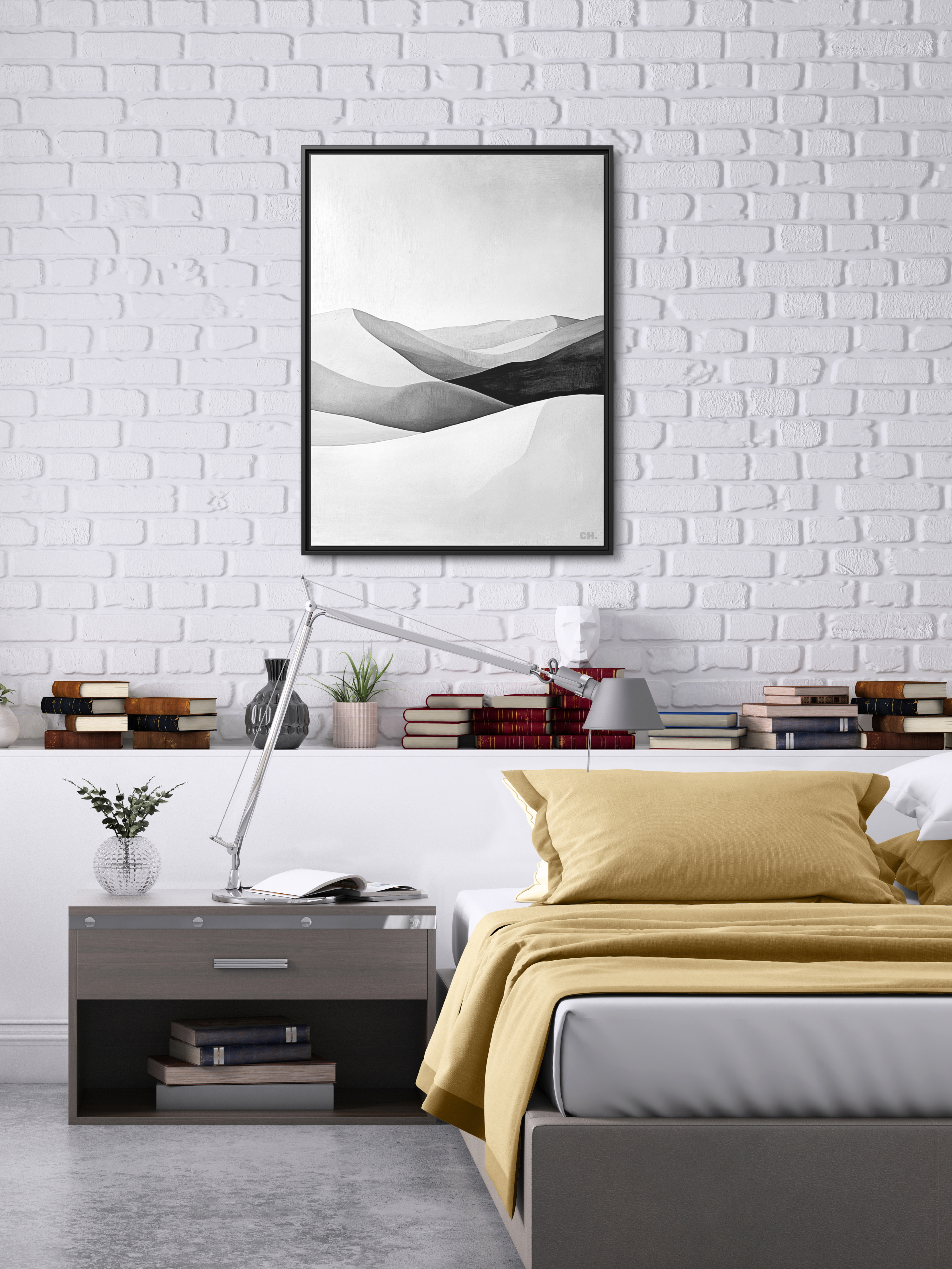 Echoes of the Dunes - Framed Canvas Prints - artisCHt