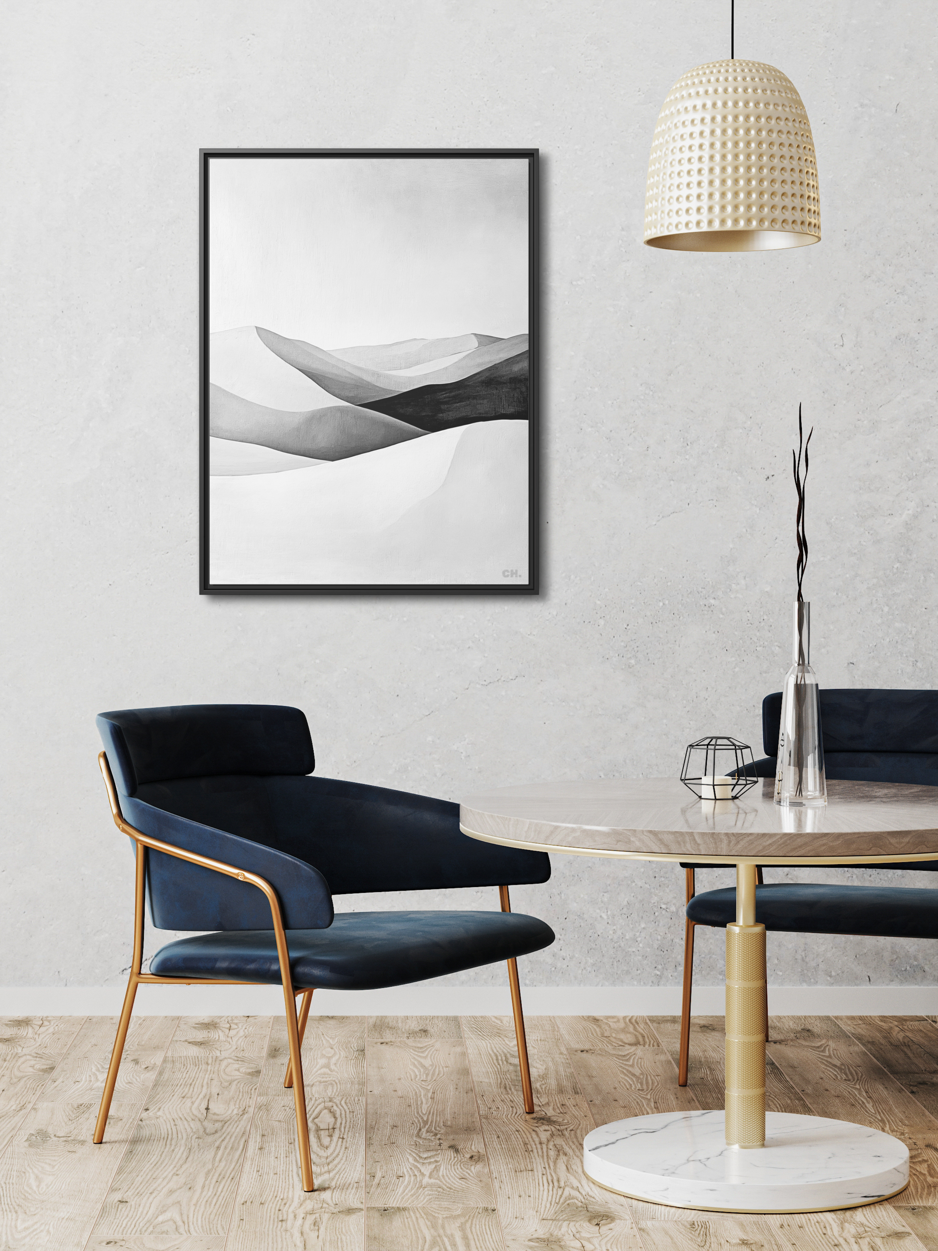 Echoes of the Dunes - Framed Canvas Prints - artisCHt