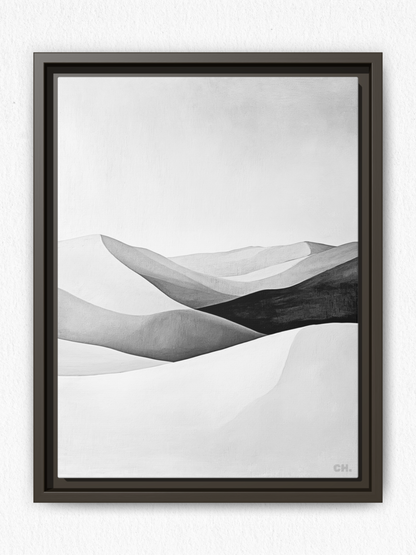 Echoes of the Dunes - Framed Canvas Prints - artisCHt