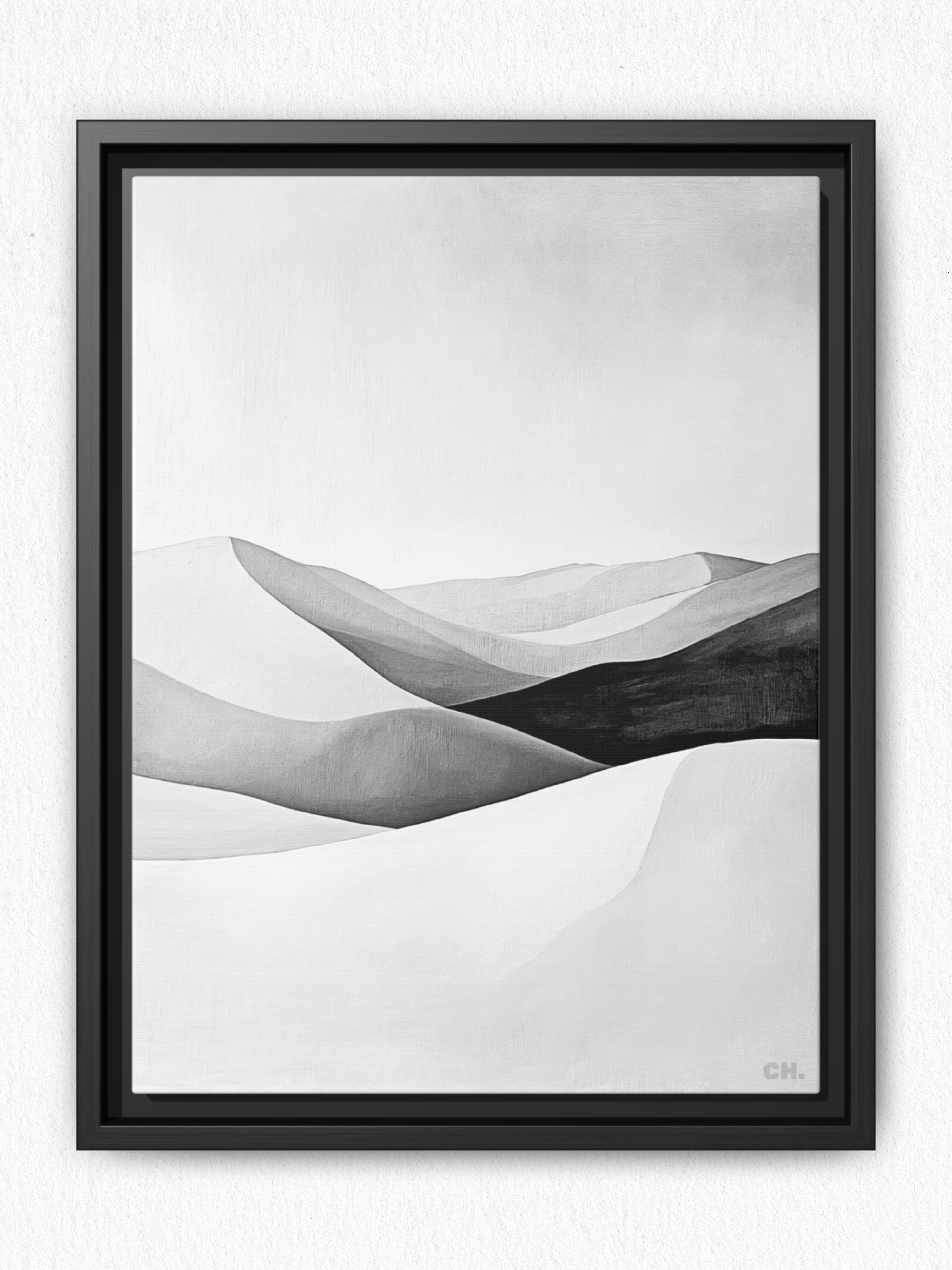 Echoes of the Dunes - Framed Canvas Prints - artisCHt