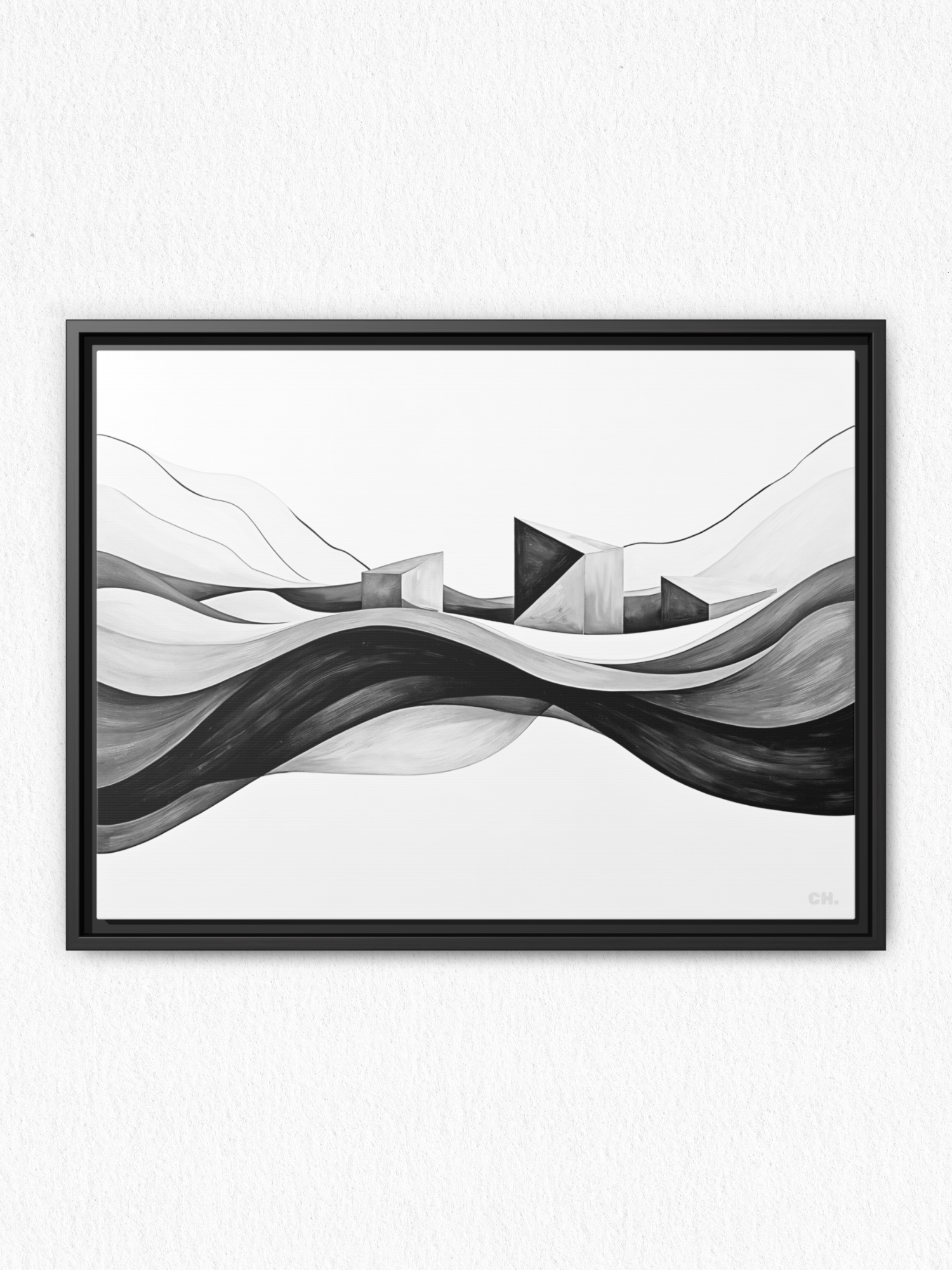 Echoes of the Tide - Framed Canvas Prints - artisCHt