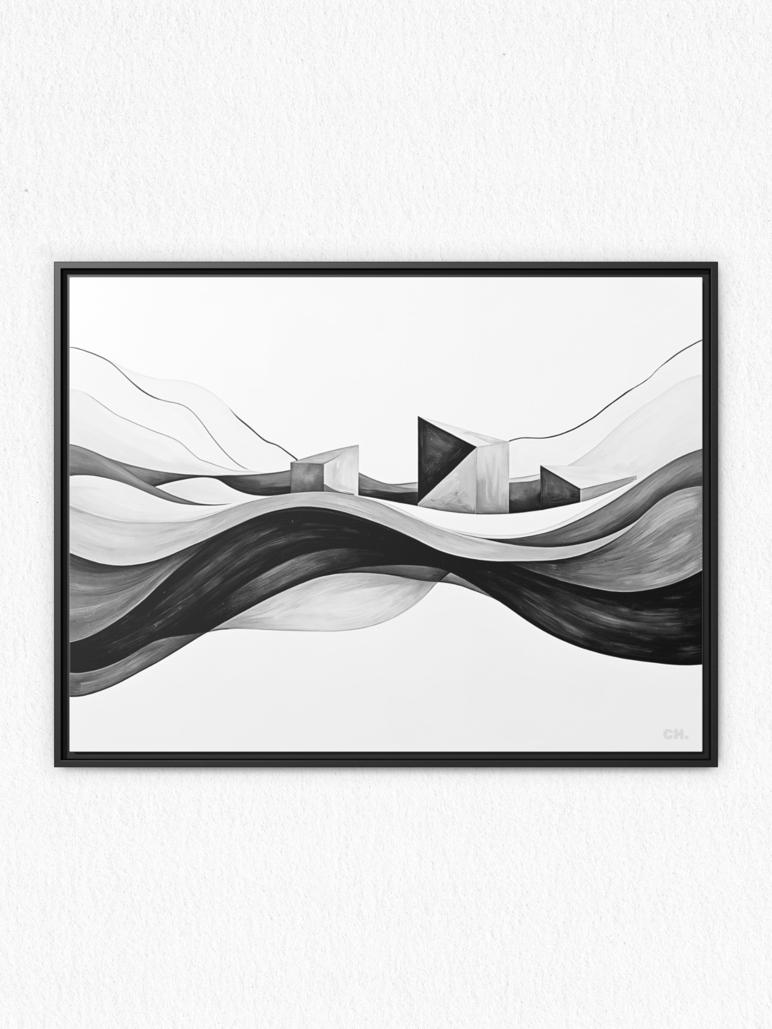 Echoes of the Tide - Framed Canvas Prints - artisCHt