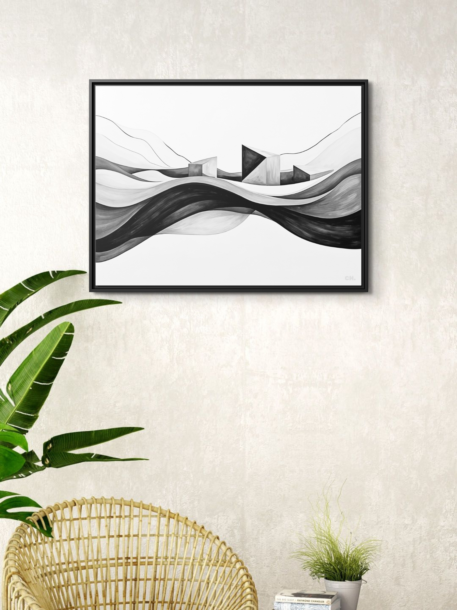 Echoes of the Tide - Framed Canvas Prints - artisCHt