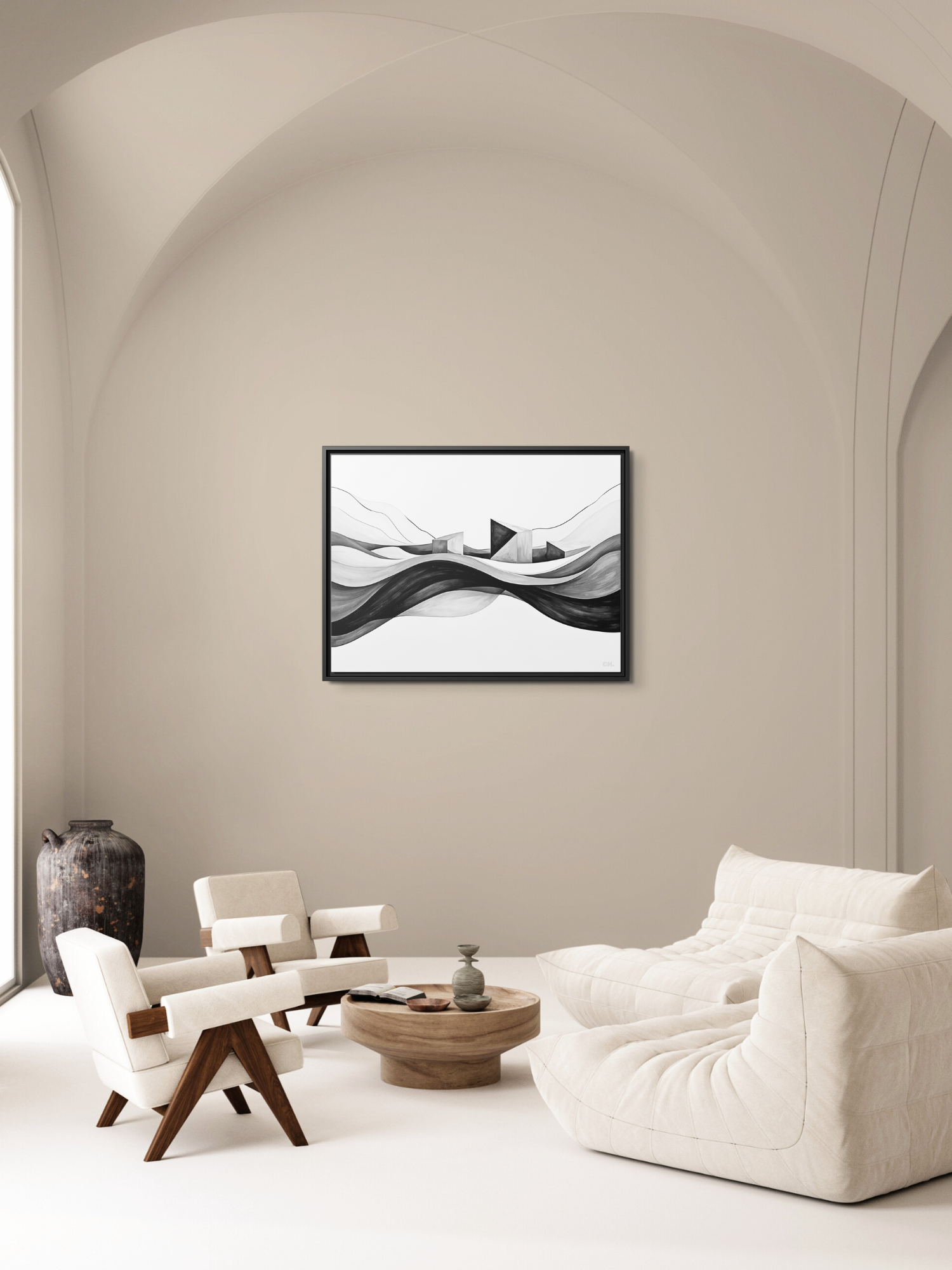 Echoes of the Tide - Framed Canvas Prints - artisCHt