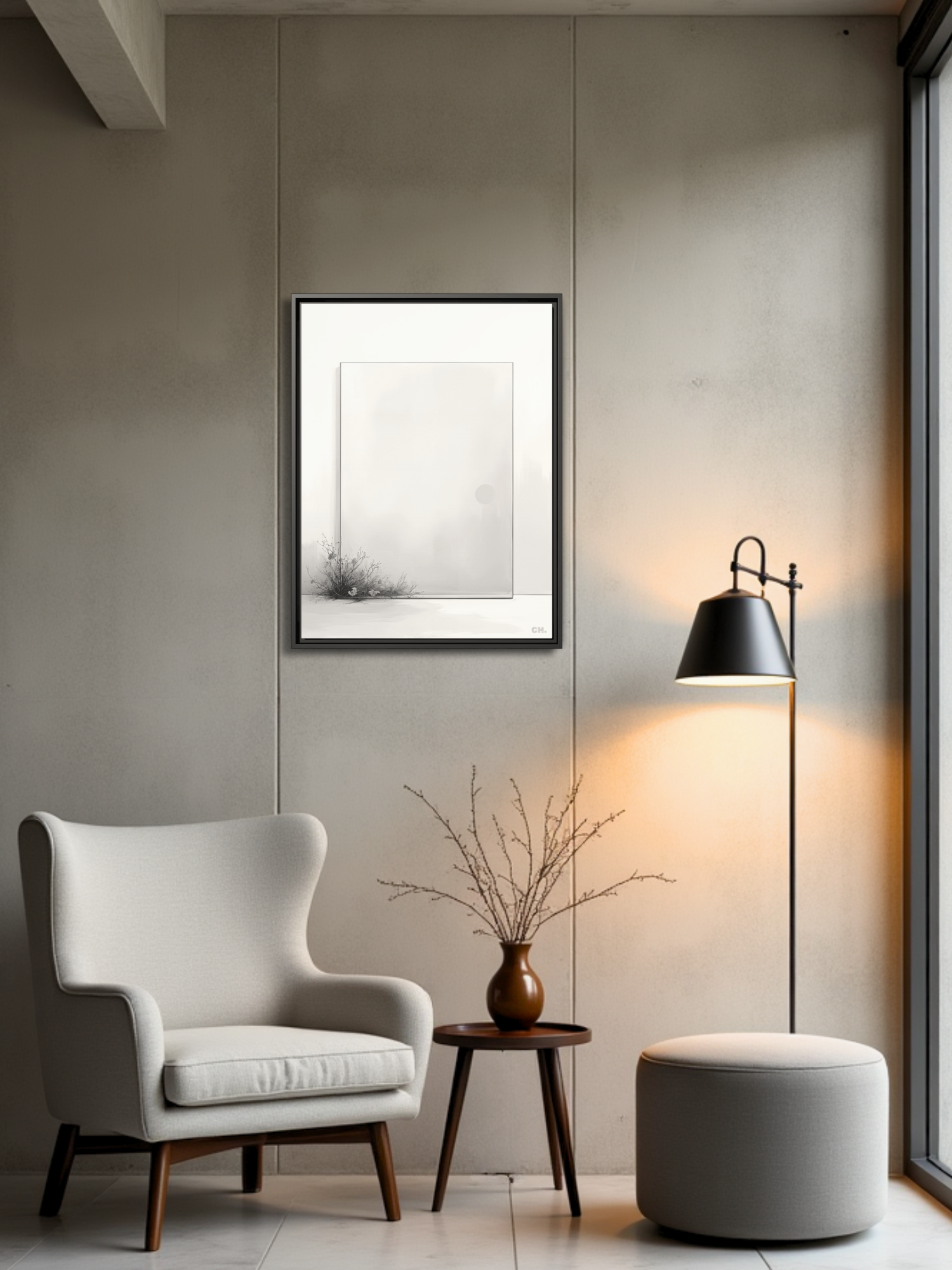 Faded Bloom - Framed Canvas Prints - artisCHt