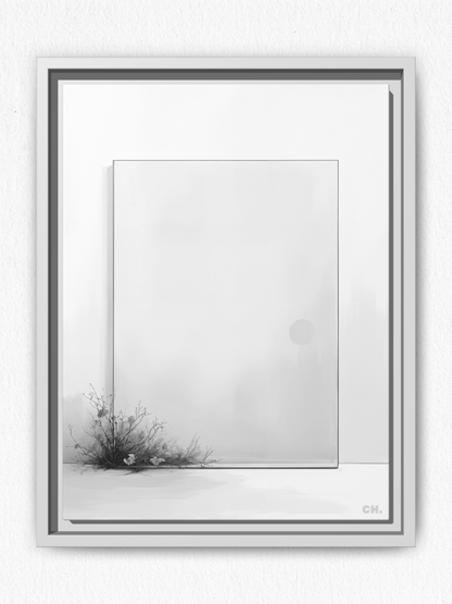 Faded Bloom - Framed Canvas Prints - artisCHt