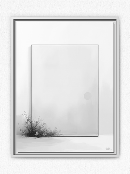 Faded Bloom - Framed Canvas Prints - artisCHt