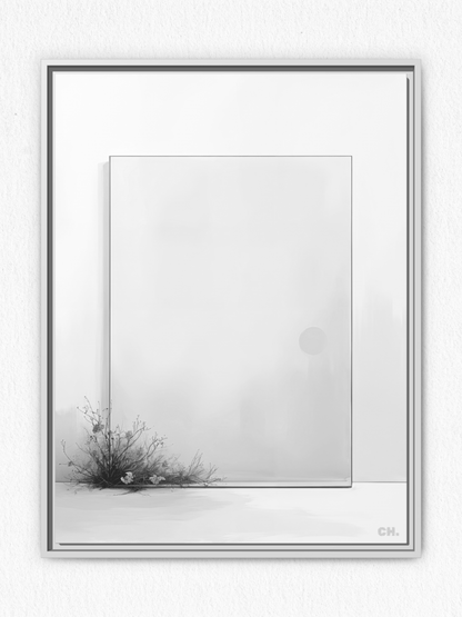 Faded Bloom - Framed Canvas Prints - artisCHt