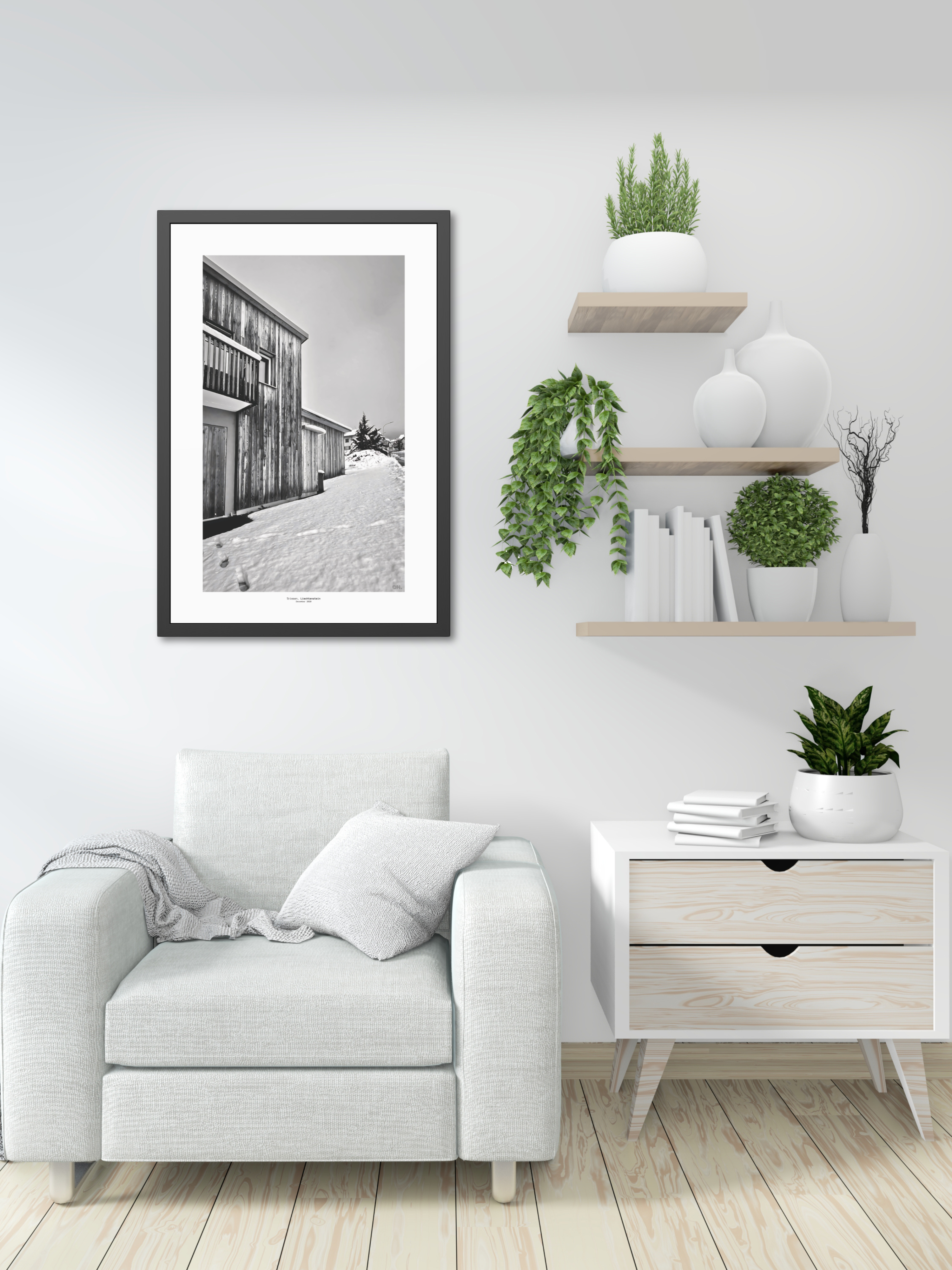 Footsteps in Stillness - Framed Fine Art Photography Print - artisCHt