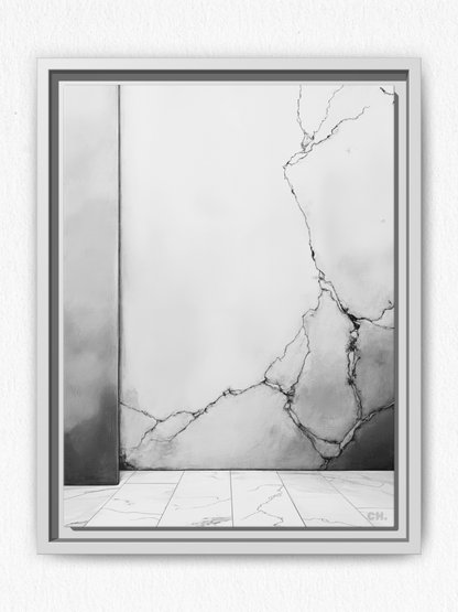 Fractured Legacy - Framed Canvas Prints - artisCHt
