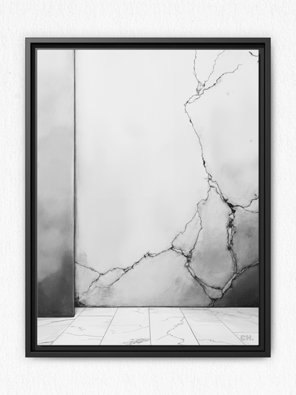 Fractured Legacy - Framed Canvas Prints - artisCHt