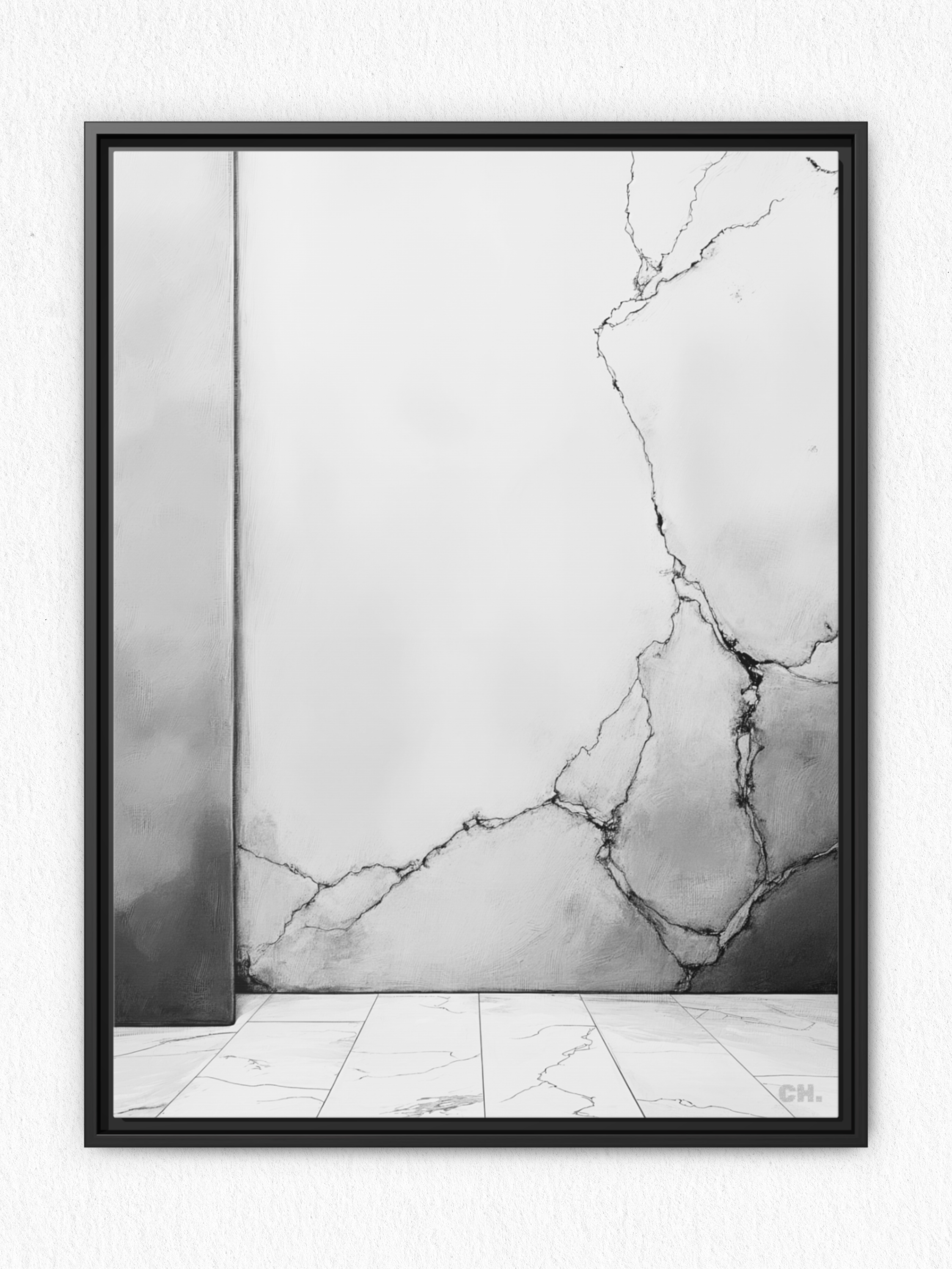 Fractured Legacy - Framed Canvas Prints - artisCHt