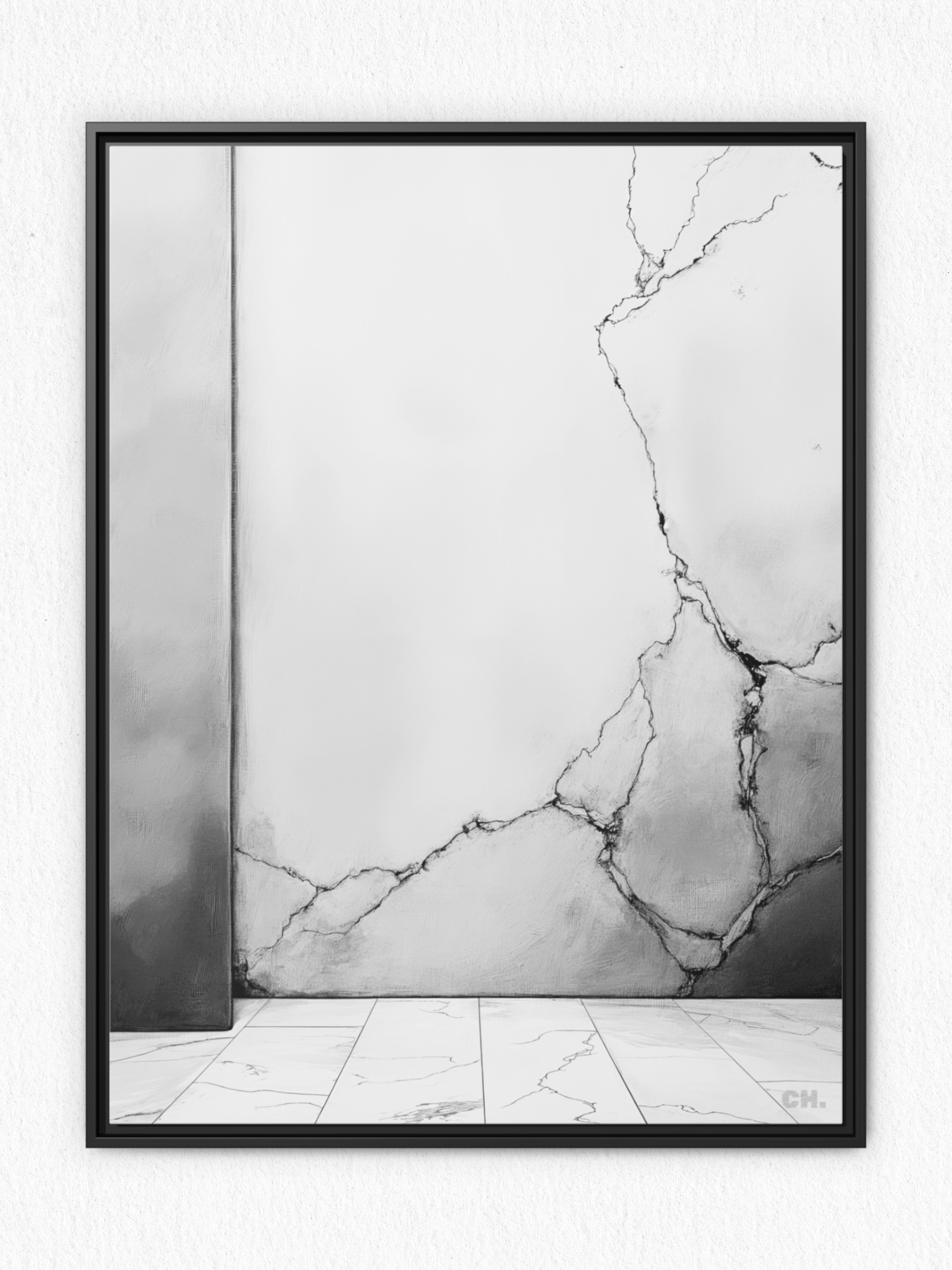 Fractured Legacy - Framed Canvas Prints - artisCHt