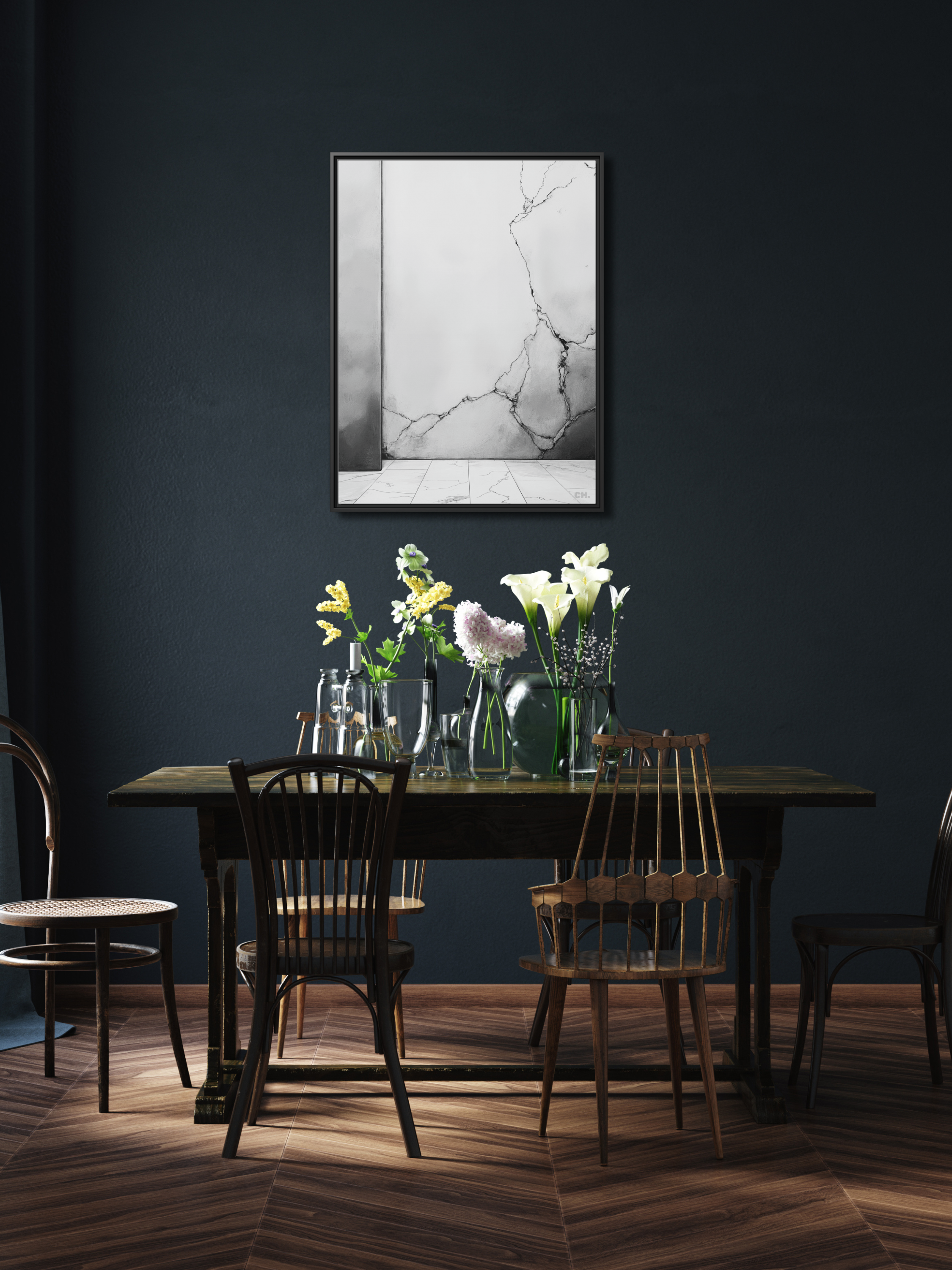 Fractured Legacy - Framed Canvas Prints - artisCHt