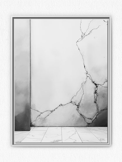 Fractured Legacy - Framed Canvas Prints - artisCHt