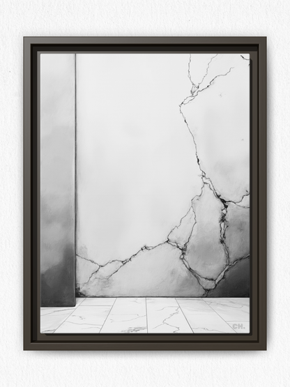 Fractured Legacy - Framed Canvas Prints - artisCHt