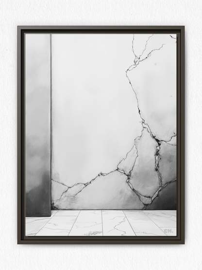Fractured Legacy - Framed Canvas Prints - artisCHt