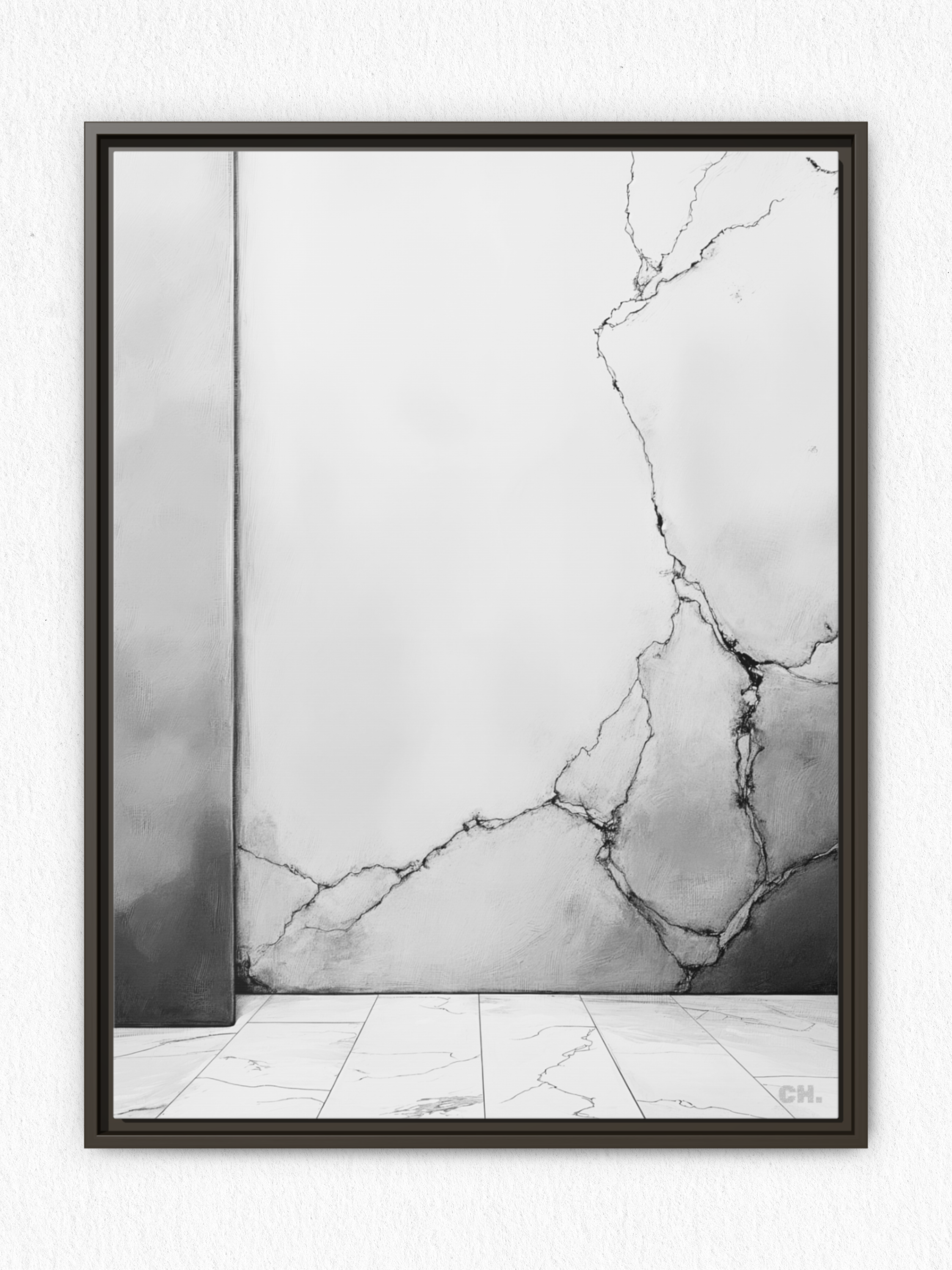 Fractured Legacy - Framed Canvas Prints - artisCHt