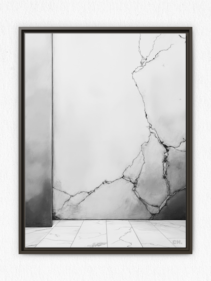 Fractured Legacy - Framed Canvas Prints - artisCHt