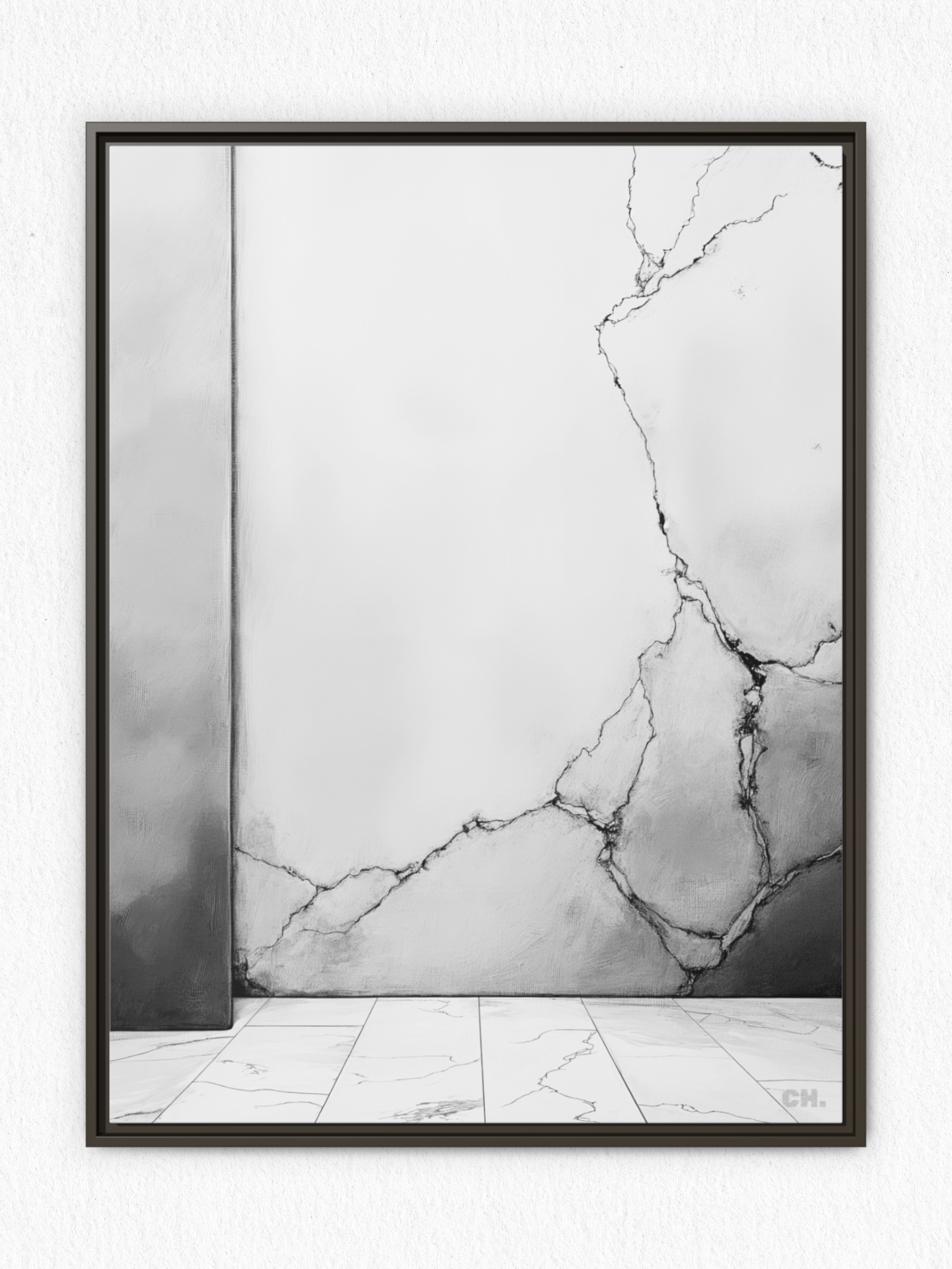 Fractured Legacy - Framed Canvas Prints - artisCHt