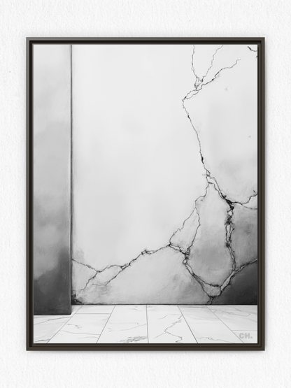 Fractured Legacy - Framed Canvas Prints - artisCHt