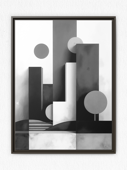 Fragments of Form - Framed Canvas Prints - artisCHt