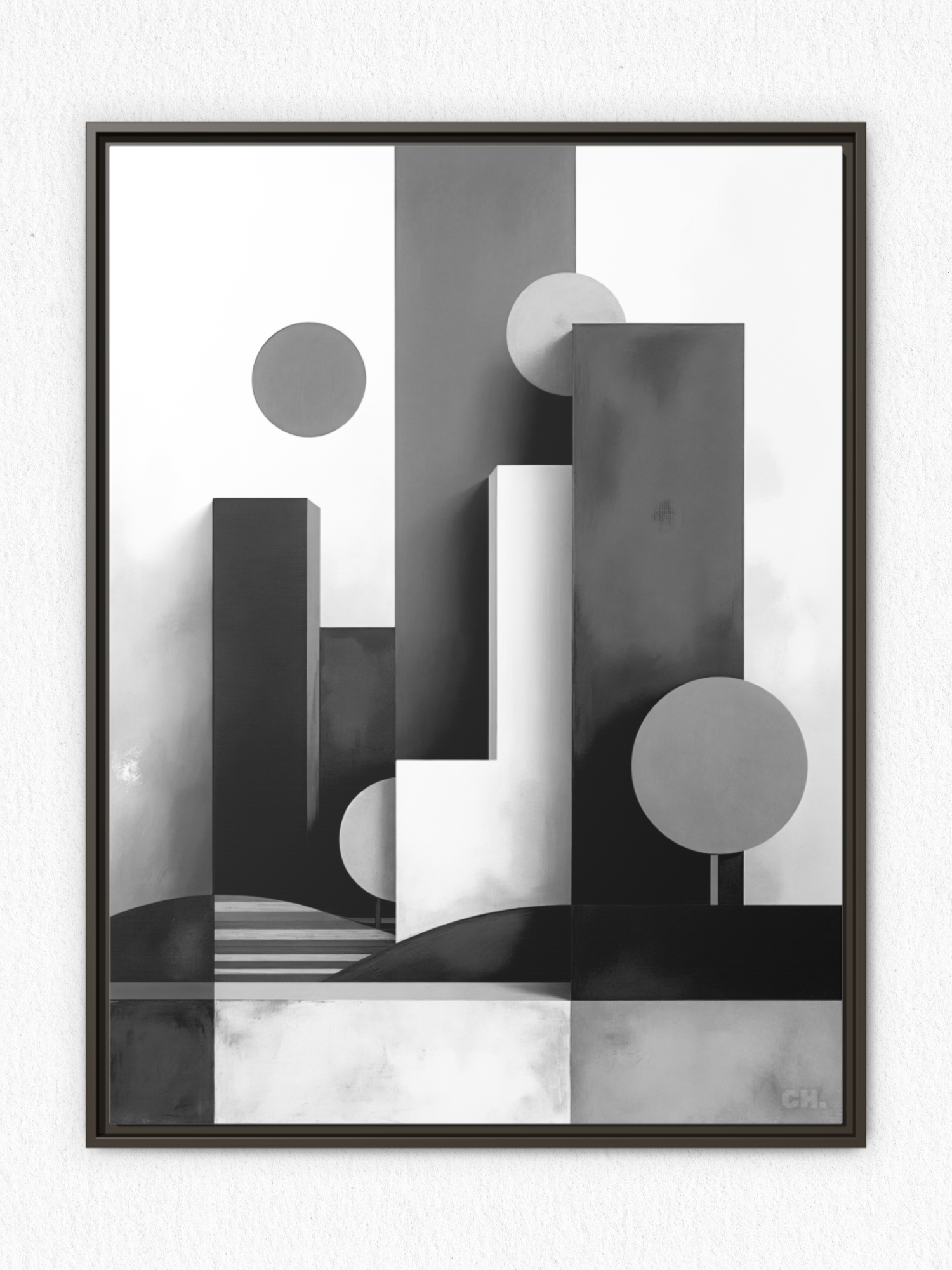 Fragments of Form - Framed Canvas Prints - artisCHt