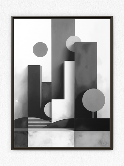 Fragments of Form - Framed Canvas Prints - artisCHt