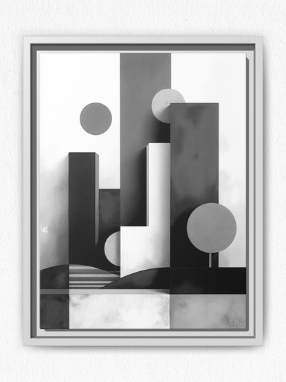 Fragments of Form - Framed Canvas Prints - artisCHt