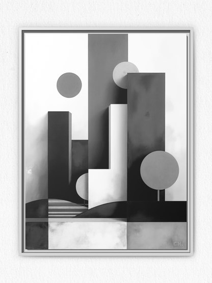 Fragments of Form - Framed Canvas Prints - artisCHt