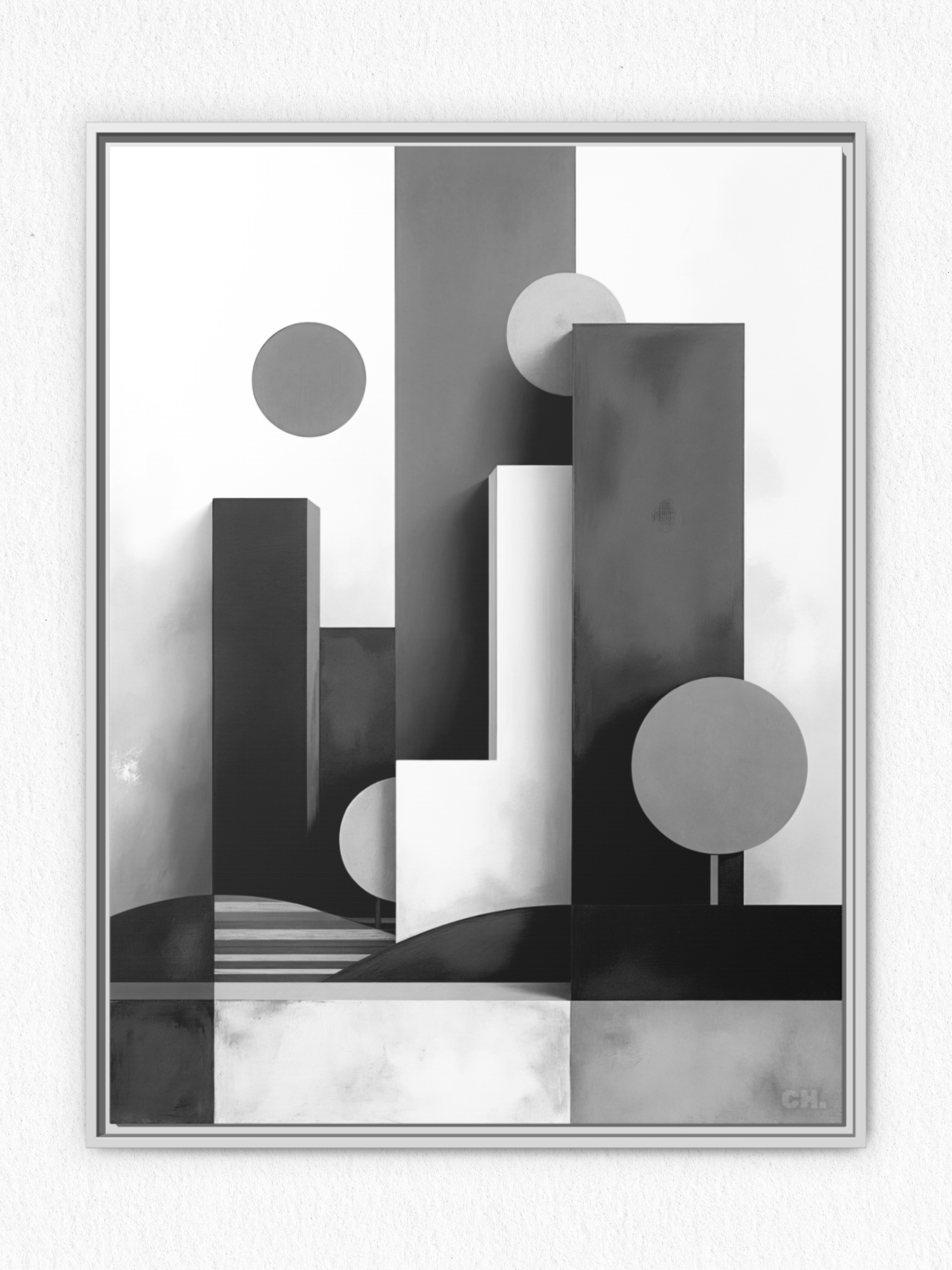 Fragments of Form - Framed Canvas Prints - artisCHt