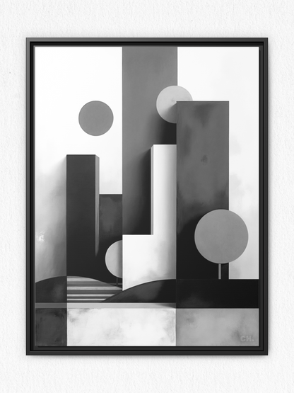 Fragments of Form - Framed Canvas Prints - artisCHt