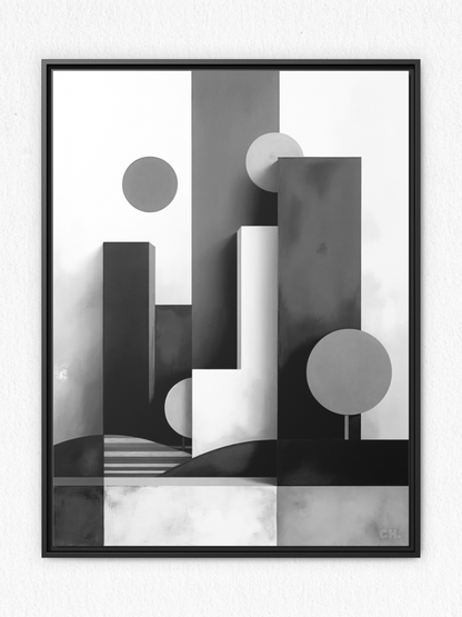 Fragments of Form - Framed Canvas Prints - artisCHt