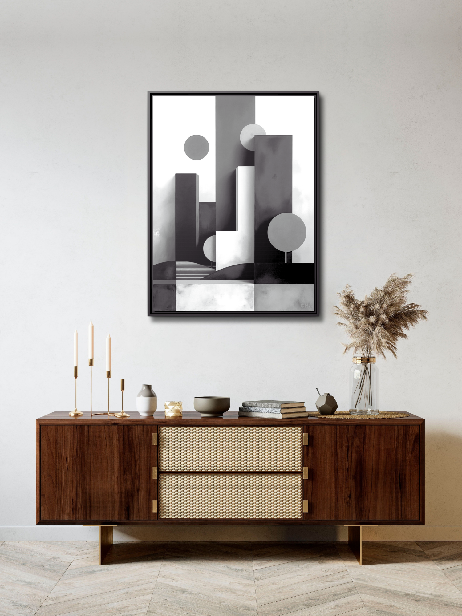 Fragments of Form - Framed Canvas Prints - artisCHt