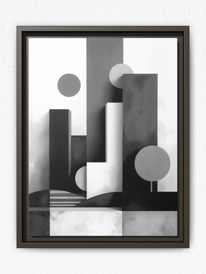 Fragments of Form - Framed Canvas Prints - artisCHt