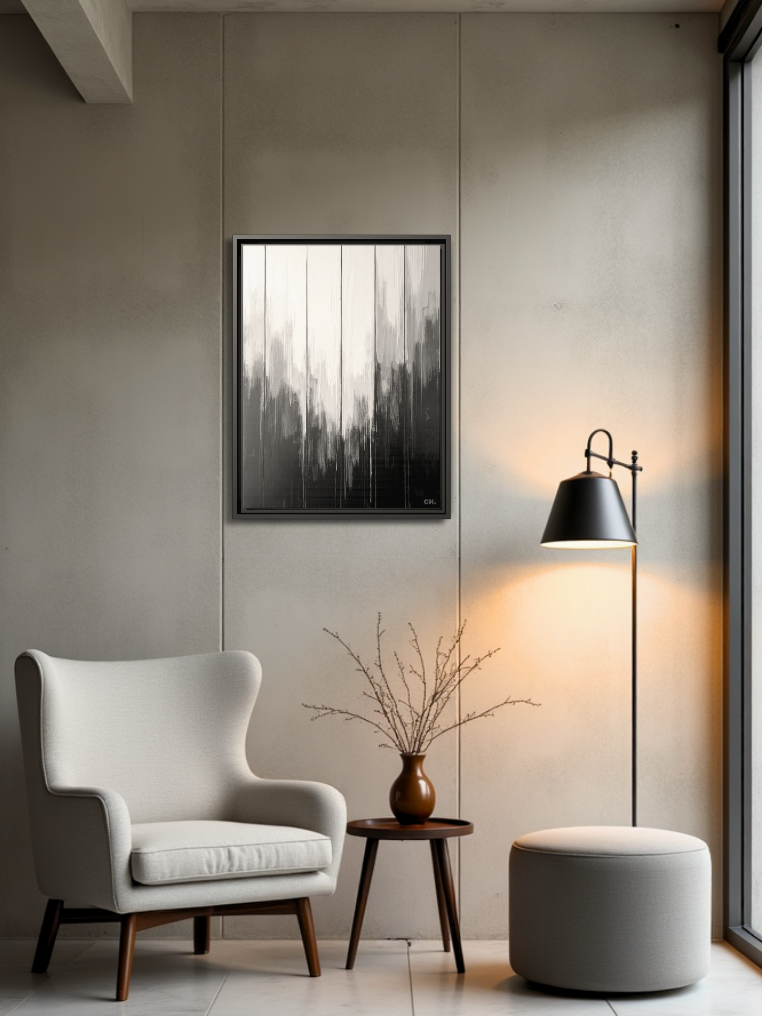 Grain of Time - Framed Canvas Prints - artisCHt
