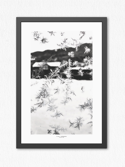 Ice Script - Framed Fine Art Photography Print - artisCHt