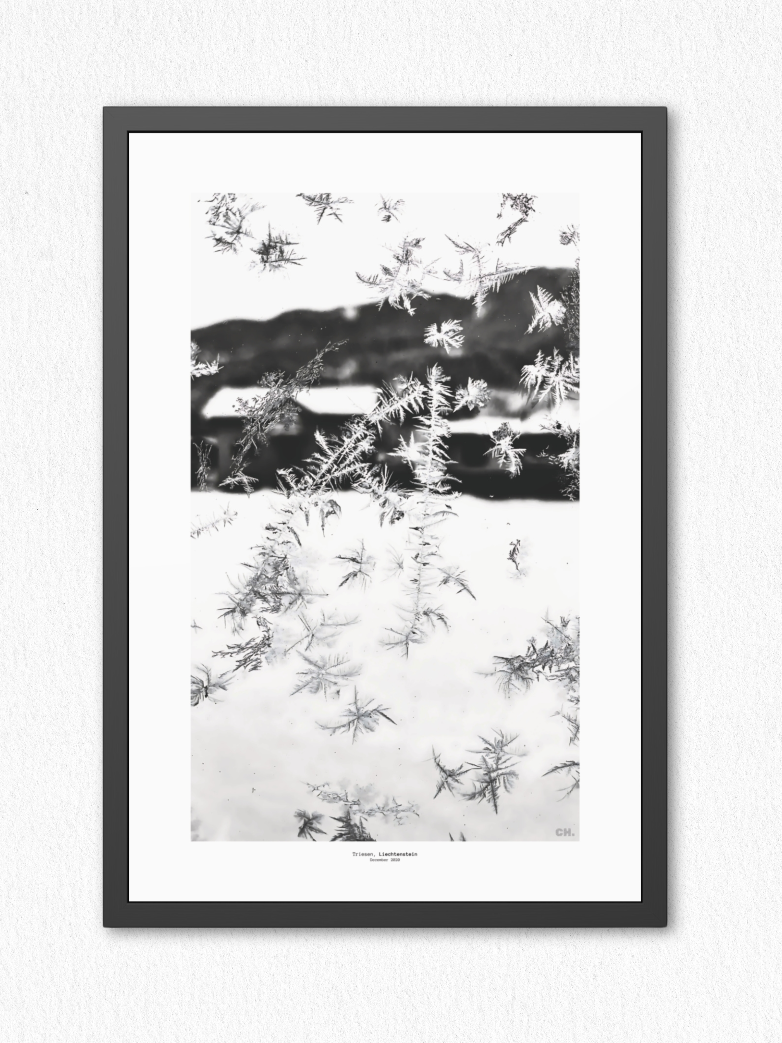 Ice Script - Framed Fine Art Photography Print - artisCHt