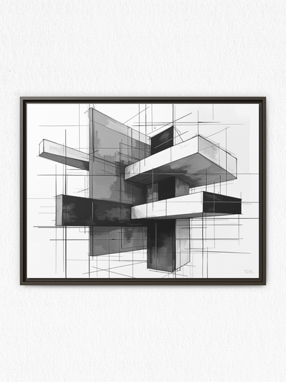 Intersections of Eternity - Framed Canvas Prints - artisCHt