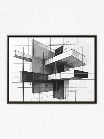 Intersections of Eternity - Framed Canvas Prints - artisCHt