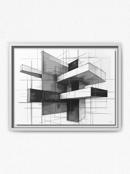 Intersections of Eternity - Framed Canvas Prints - artisCHt